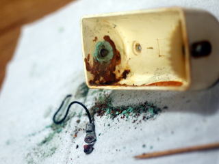 corroded battery box 